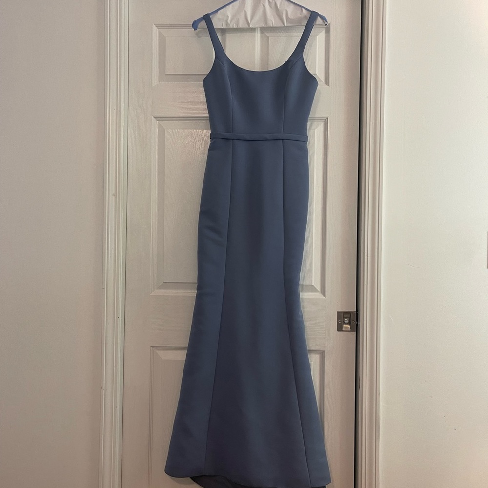 Bella Bridesmaids Amsale Bentley Gown | GB103A | Color: Dusk | Material: Faille